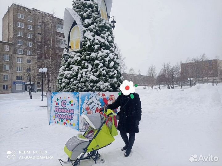 Детские санки коляска ника