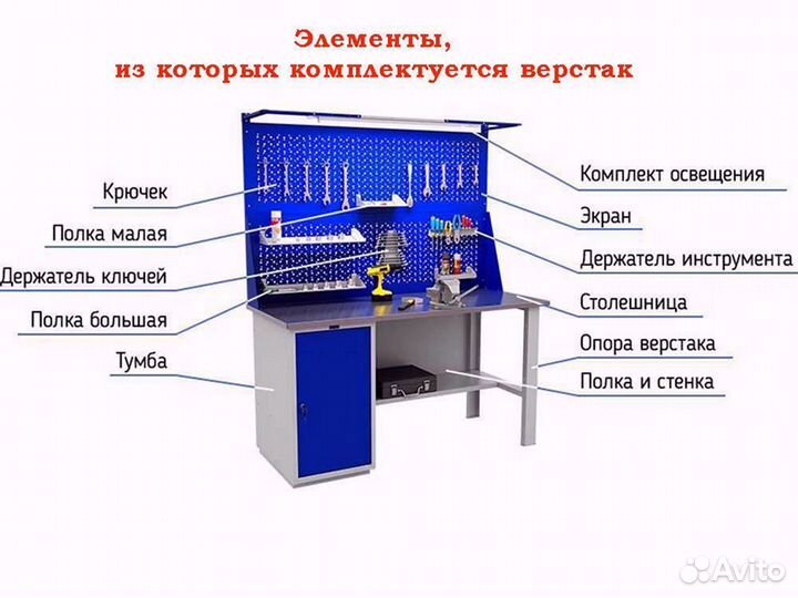 Верстак WT120.WD1.WD2.011