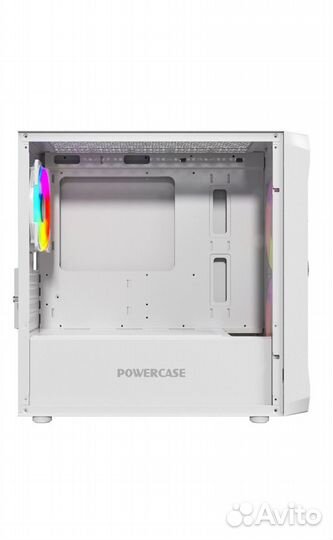Игровой корпус для пк белый PowerCase