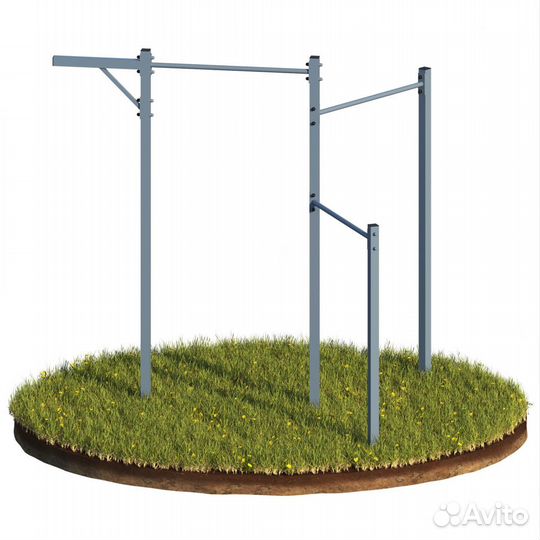 Комплекс уличный (3 турника + кронштейн для груши)