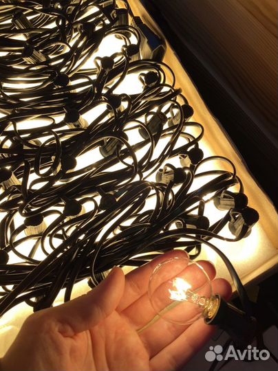 Ретро гирлянда уличная