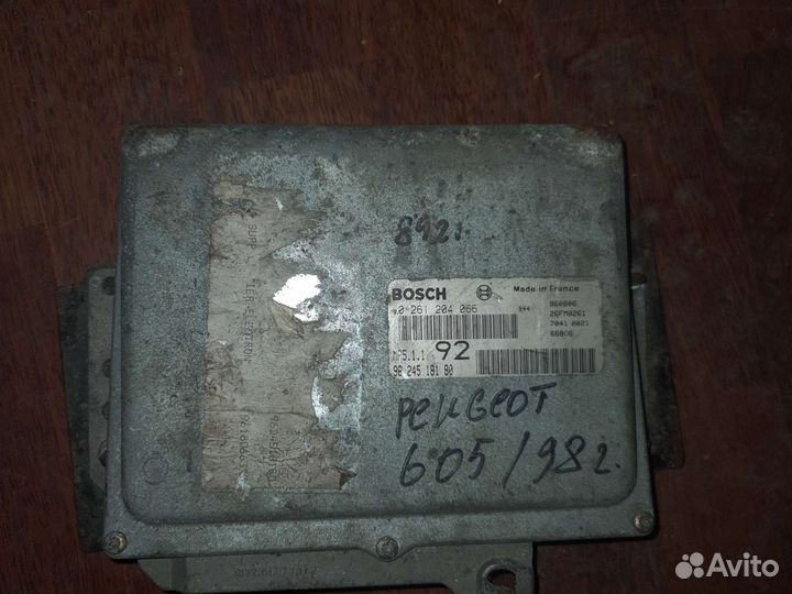 Эбу двс Peugeot 605 1998