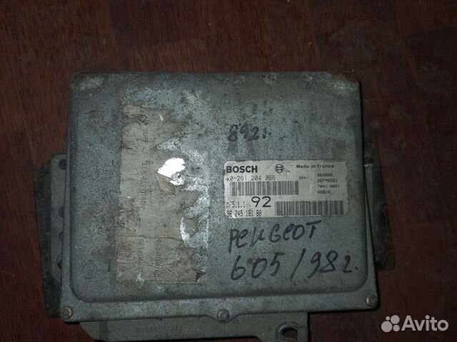 Эбу двс Peugeot 605 1998