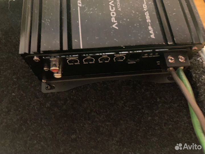 Сабвуфер и усилитель