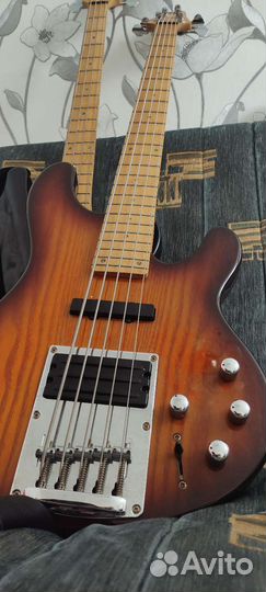 Бас гитара ibanez ATK405 с чехлом