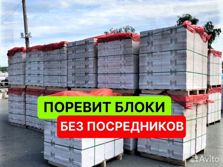 Газоблок Поревит с доставкой