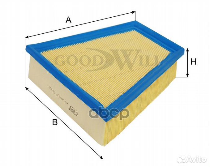 Фильтр воздушный AG369 Goodwill