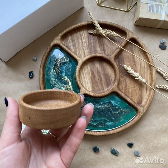 Менажница из дуба