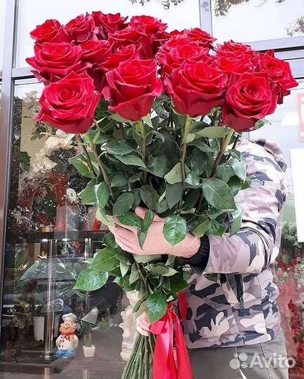 Высокие розы Букеты с доставкой