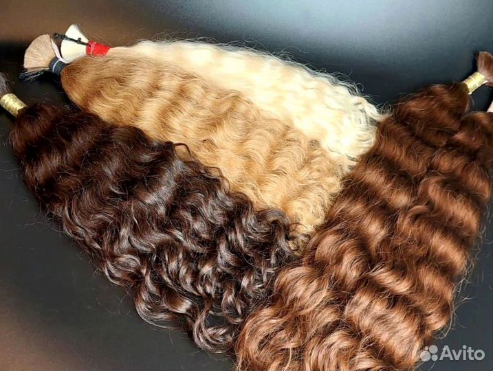Волосы для наращивания Exclusive +, 70см, кудри
