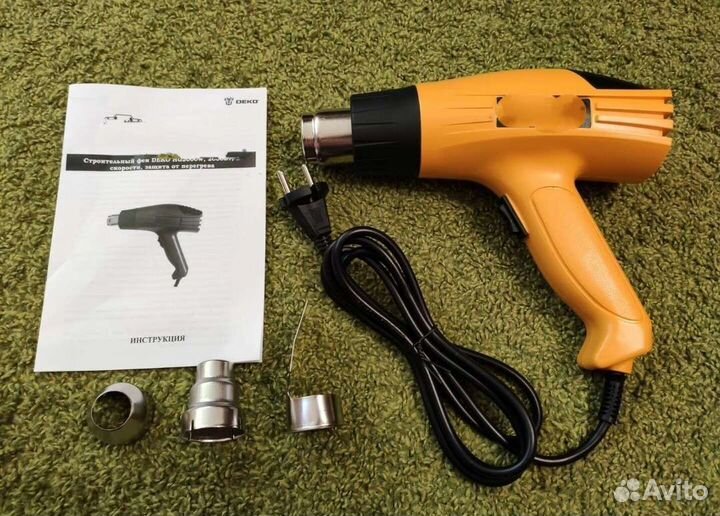 Фен строительный 2000вт Новый