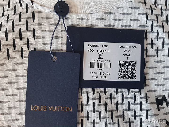 Футболка Louis Vuitton белая