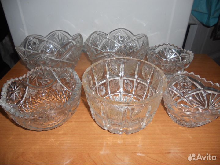 Ваза хрустальная