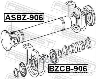 Подшипник подвесной карданного вала bzcb-906 Fe