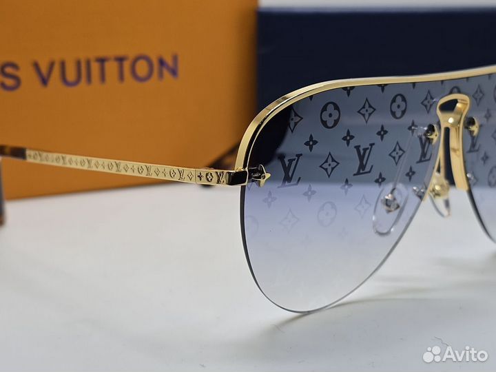 Очки Louis Vuitton Grease Mask S00 голубые