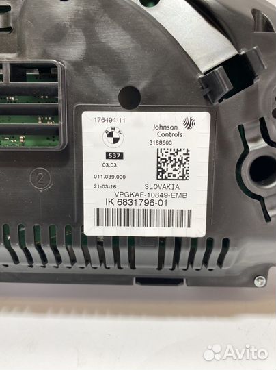 Щиток прибор на BMW 5 F10, X3 F25, X4 F26, X5 F15