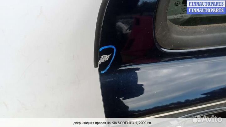 Дверь зад/право Kia Sorento I (JC, BL), 2009 2.5 Дизель