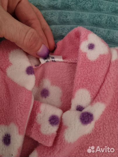 Флисовый комбинезон