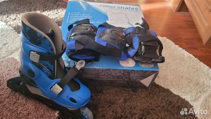 Детские ролики и защита