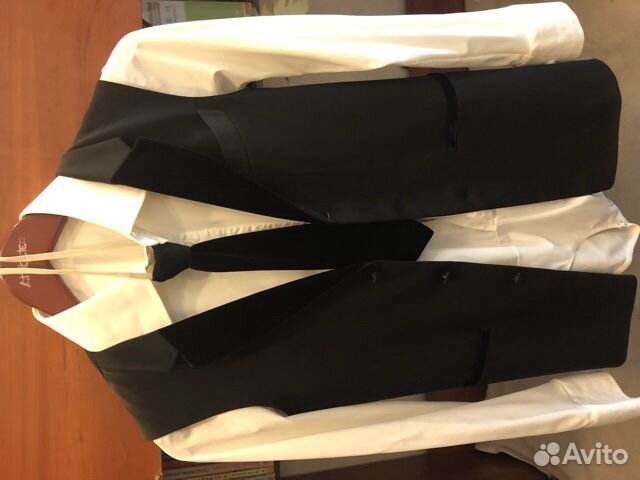 Рубашка боди, жилет, галстук для бальных танцев