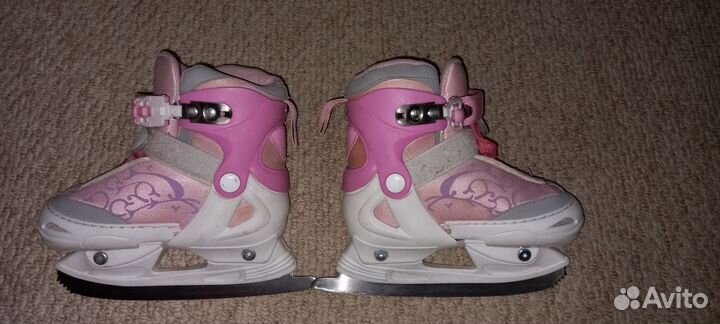 Коньки для девочки раздвижные 30- 33