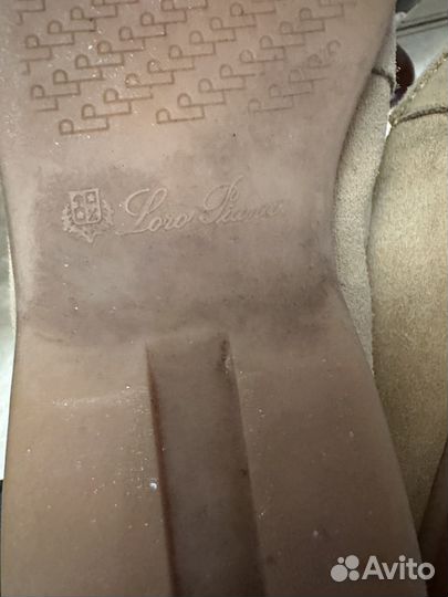 Лоферы Loro piana замша