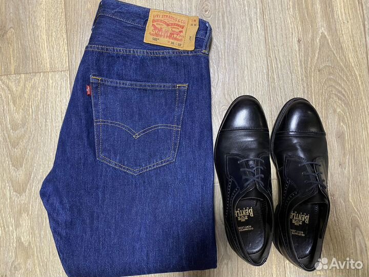 Мужские джинсы Levis 501, оригинал