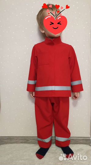 Костюм пожарного. Новогодний косюм