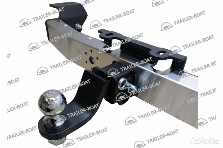 Фаркоп Lexus GX460 09-нв с нерж. наклад. под квадрат, 50мм 44752