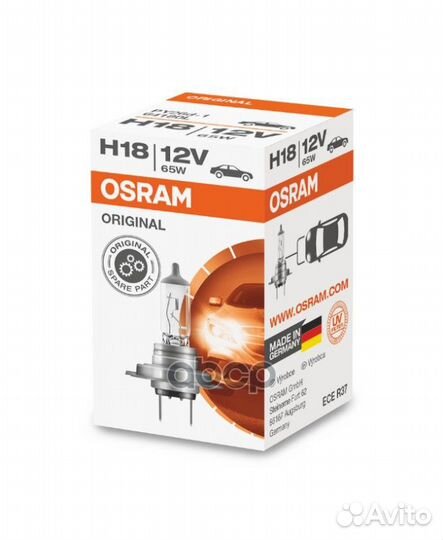 Лампа H18 12V 65W PY26D-1 original line качеств