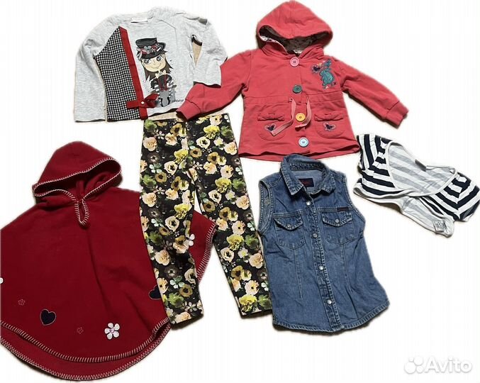 Вещи на девочку пакетом 86/92см