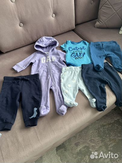 Вещи пакетом на мальчика бренды 0-3 месяца бу