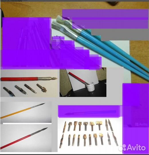 Ручка перьевая шариковая чернильница пенал СССР