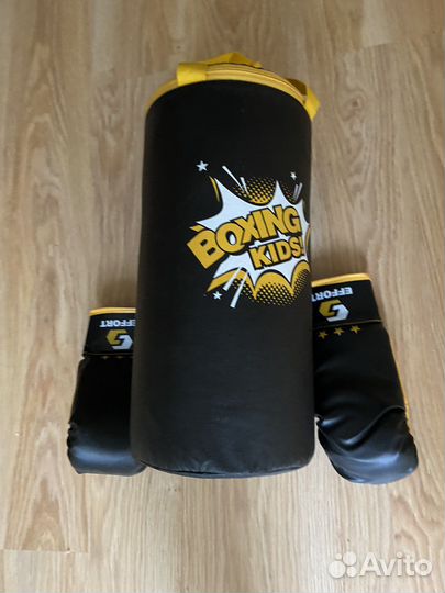 Детский боксерский набор-перчатки и груша