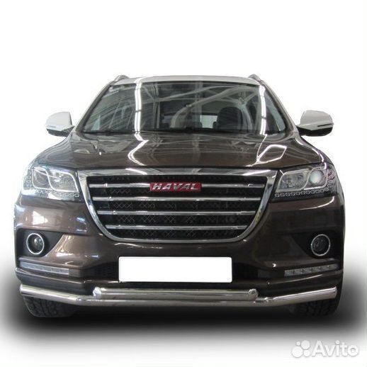 Защита переднего бампера Haval H2