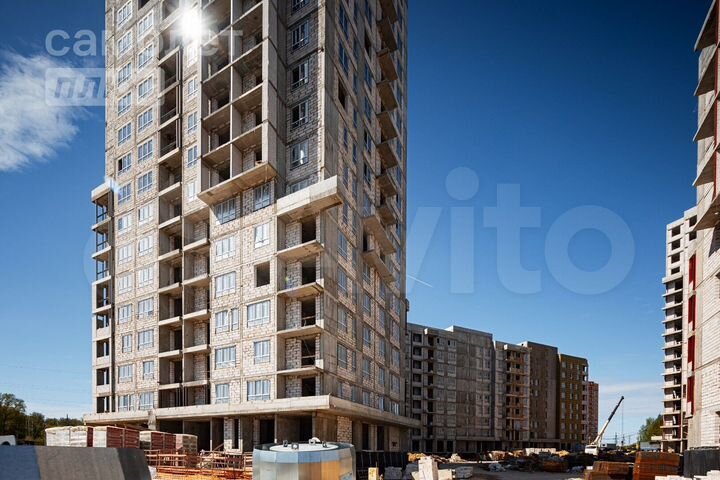 2-к. квартира, 53,2 м², 13/17 эт.