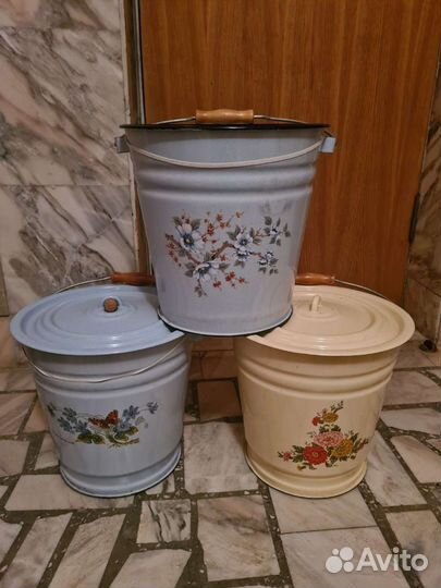 Эмалированное ведро