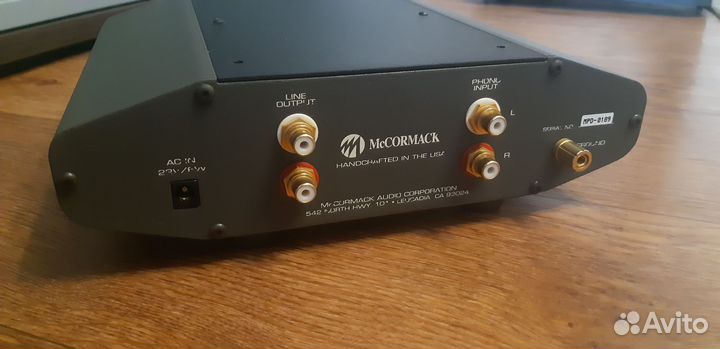 Фонокорректор мм/мс McCormack Micro Phono Drive