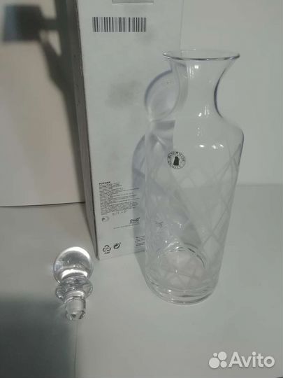 Графин с пробкой charmera IKEA прозрачное стекло
