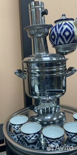 Самовар на дровах новый