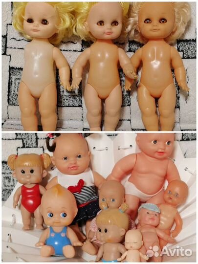 Куклы и пупсы пакетами