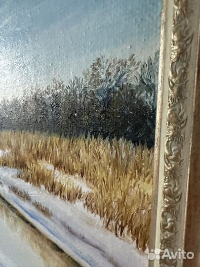 Картина маслом пейзаж 34х54 см