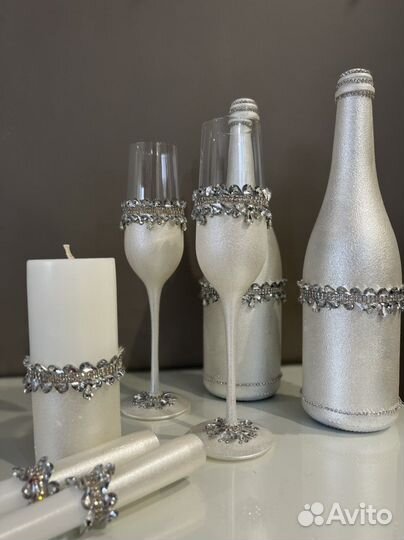 Свадебный набор ручной работы