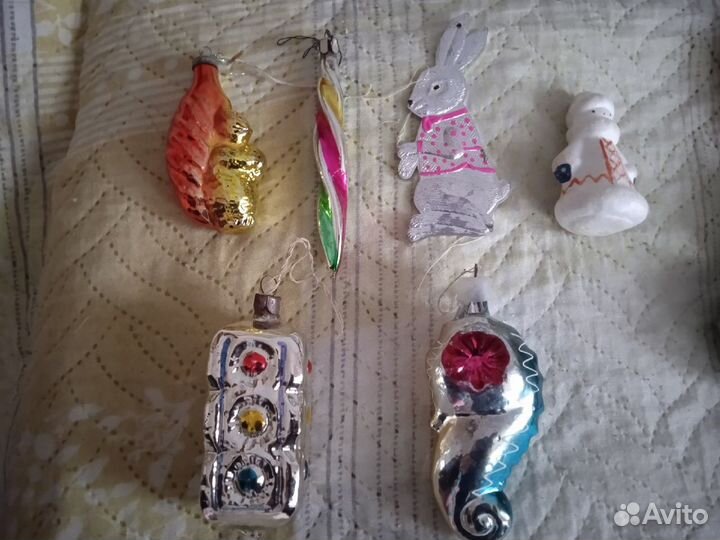 Советские игрушки ёлочные Колпино