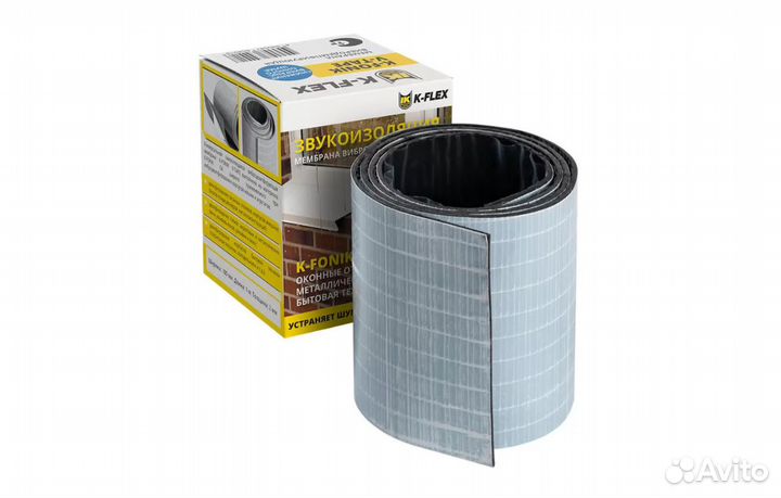 Мембрана вибродемпфирующая K-Fonik V-tape 100х2 мм