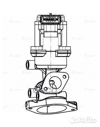 Клапан EGR (рециркуляции выхл. газов) для а/м L