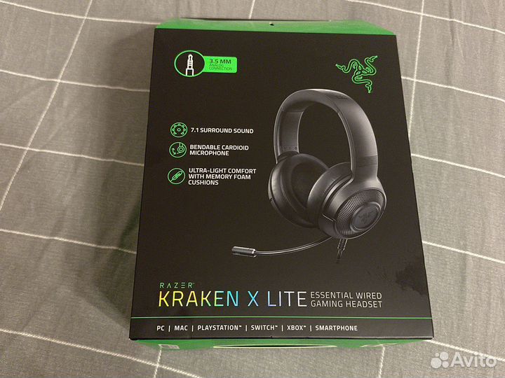 Игровые наушники razer kraken x lite