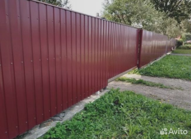 Откатные ворота с монтажом 5,1*2