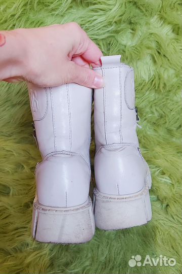 Ботинки зимние женские бежевые 39