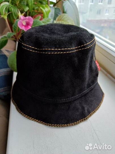 Замшевая панама шляпа Diesel утепленная